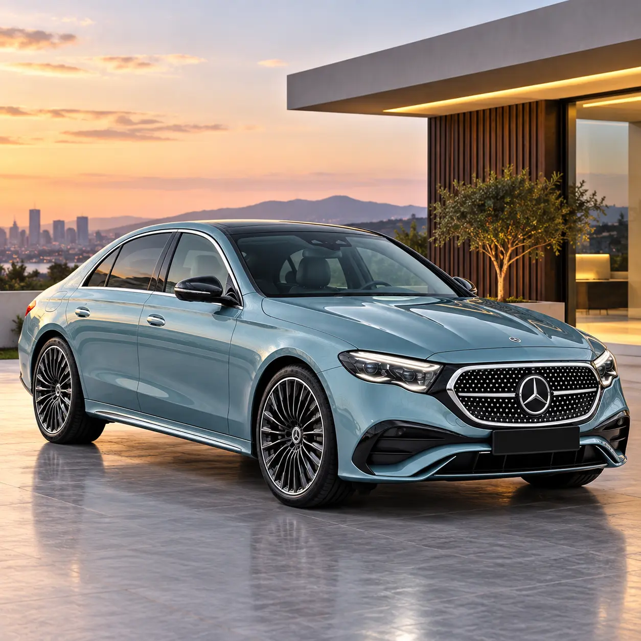 Mercedes-Benz E-Class Hire in Melbourne chauffeur vehicle