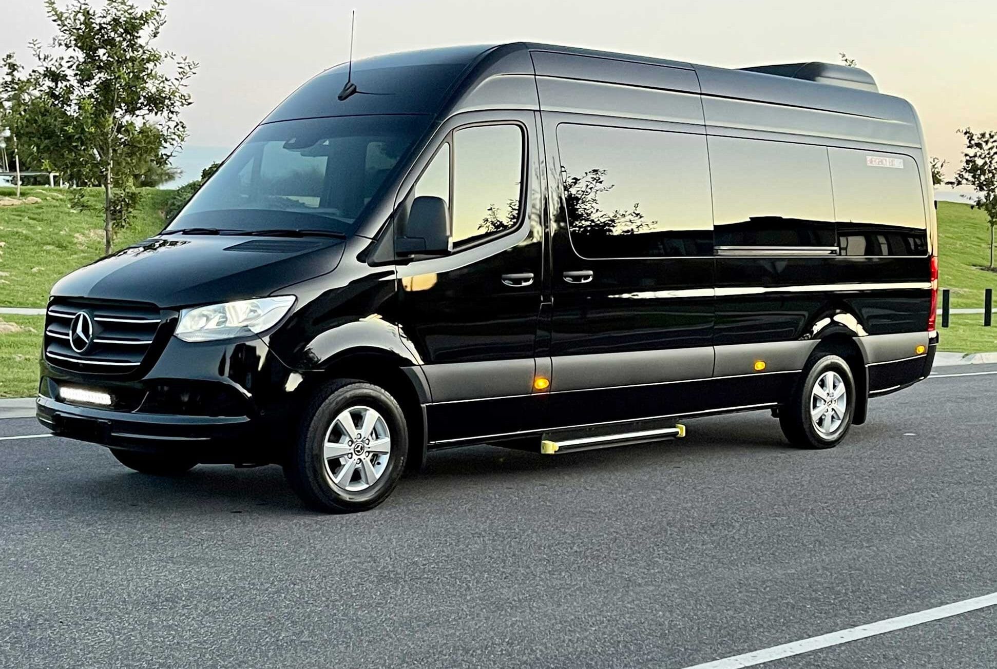 Mercedes Sprinter chauffeur in Melbourne